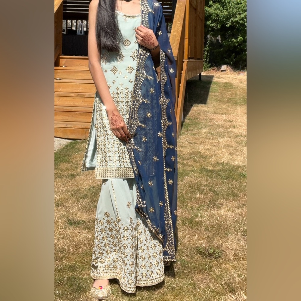 Indian Sharara Suit - 3 piece set